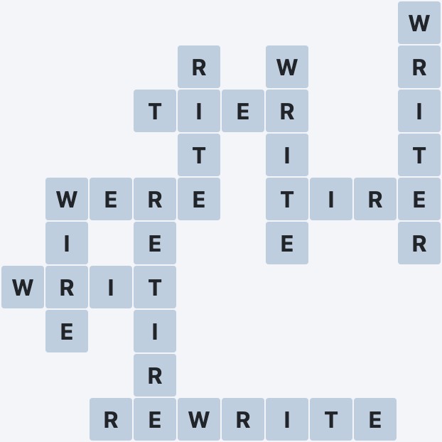 Wordscapes Mist - Azure - level 1864 puzzle answer