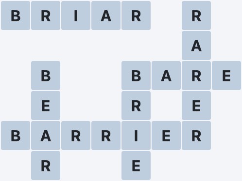Wordscapes Mist - Brook - level 1890 puzzle answer