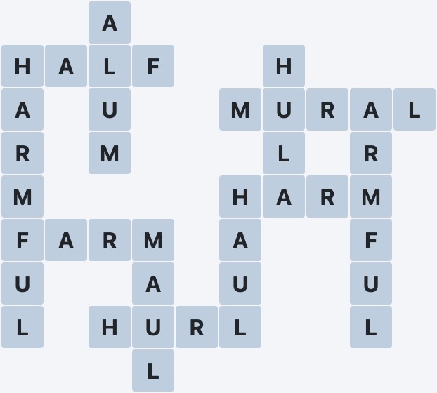 Wordscapes Mist - Brook - level 1892 puzzle answer