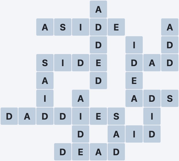 Wordscapes Formation - Calm - level 1925 puzzle answer
