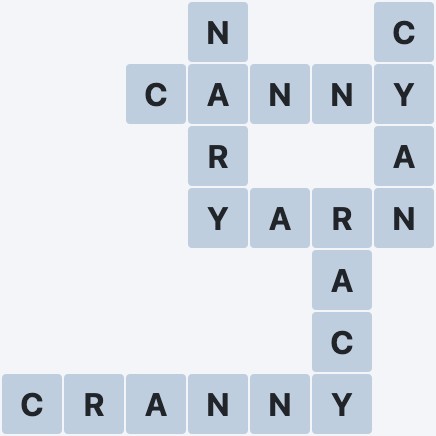Wordscapes Formation - Calm - level 1929 puzzle answer