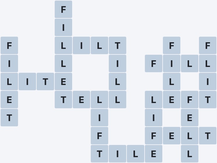 Wordscapes Formation - Set - level 1938 puzzle answer
