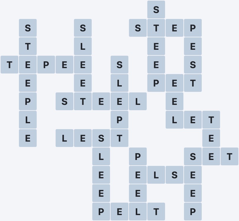 Wordscapes Formation - Serene - level 1956 puzzle answer