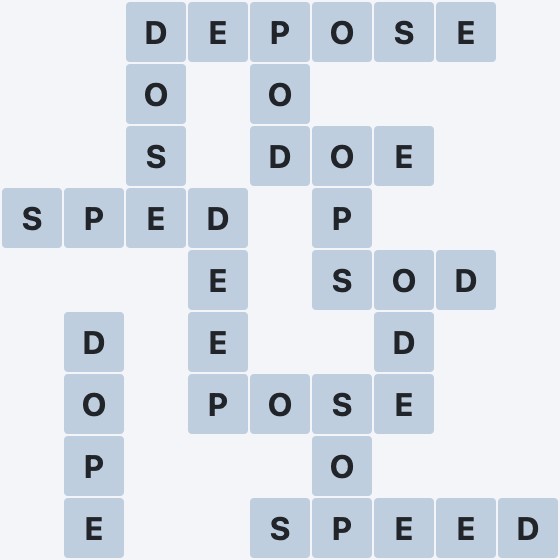 Wordscapes Formation - Serene - level 1961 puzzle answer