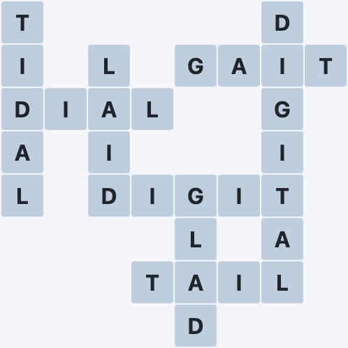 Wordscapes Formation - Serene - level 1967 puzzle answer