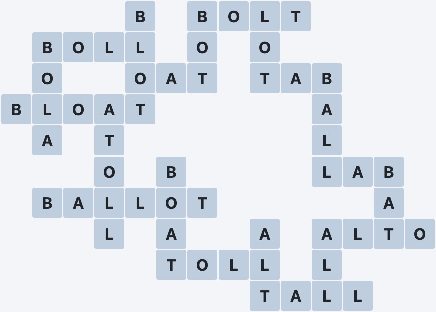 Wordscapes Formation - Air - level 1983 puzzle answer