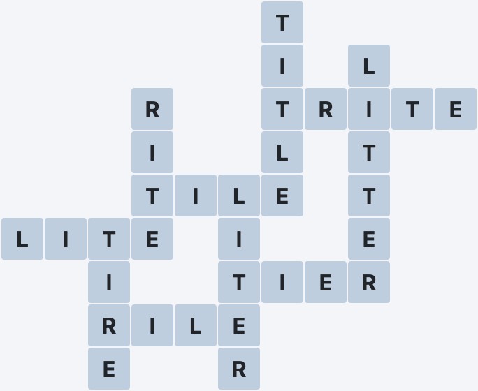 Wordscapes Formation - Grace - level 1995 puzzle answer