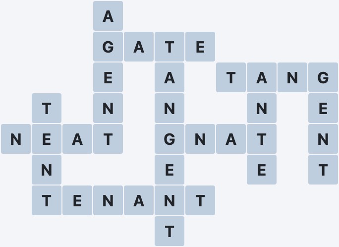 Wordscapes Coast - Wash - level 2034 puzzle answer