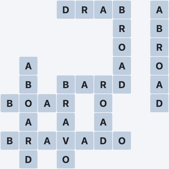 Wordscapes Coast - Wash - level 2040 puzzle answer