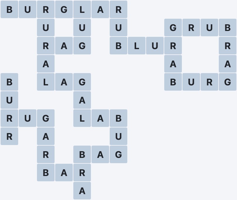 Wordscapes Coast - Aqua - level 2061 puzzle answer