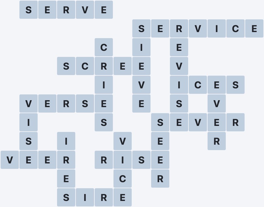 Wordscapes Coast - Pebble - level 2068 puzzle answer