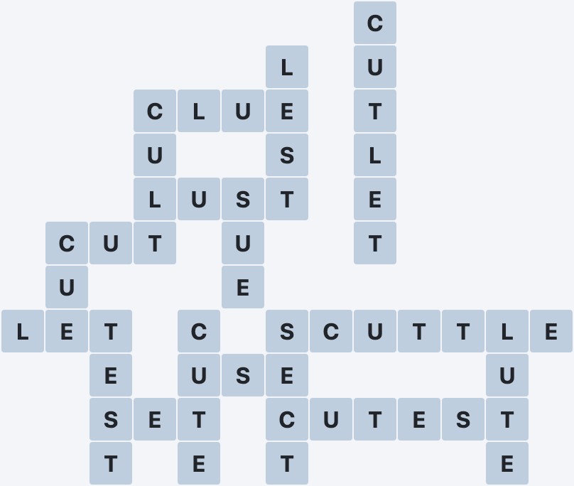 Wordscapes Twilight - Bright - level 2100 puzzle answer