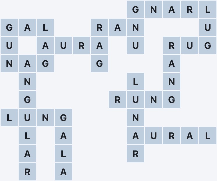 Wordscapes Twilight - Brood - level 2131 puzzle answer