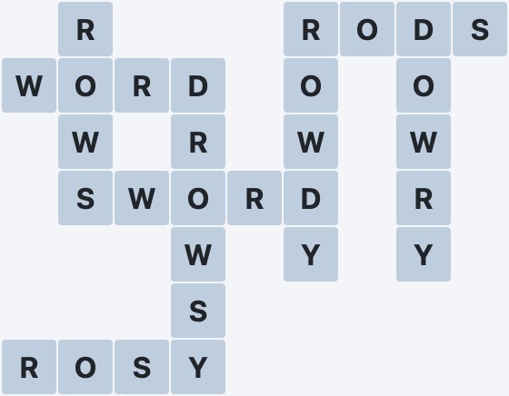Wordscapes Twilight - View - level 2157 puzzle answer