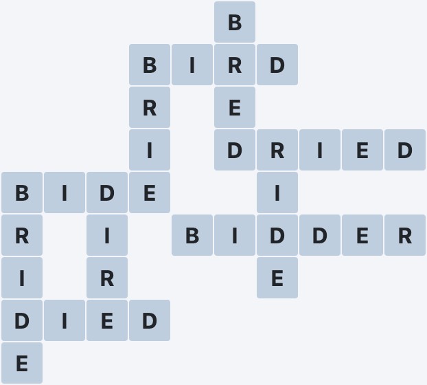 Wordscapes Marsh - Fall - level 2167 puzzle answer
