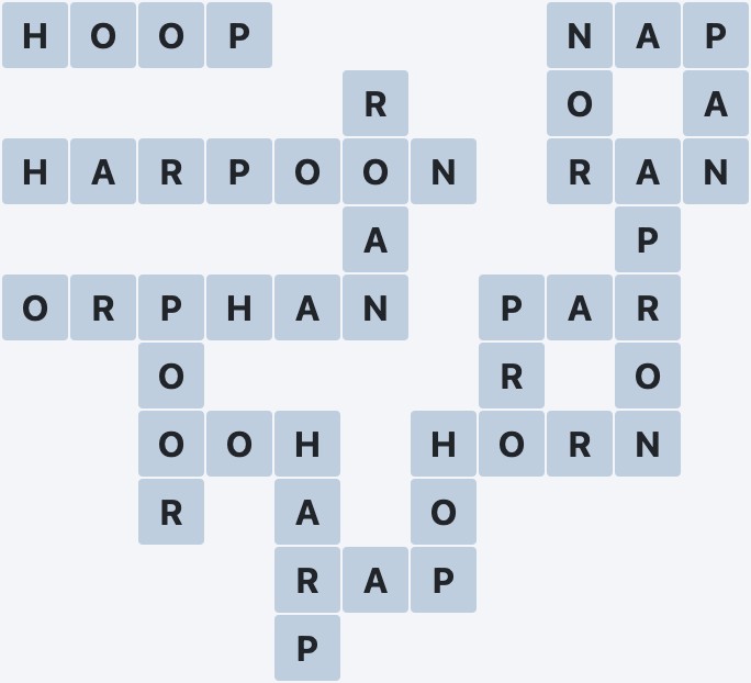 Wordscapes Marsh - Red - level 2196 puzzle answer