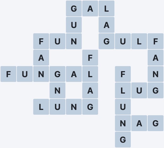 Wordscapes Marsh - Red - level 2203 puzzle answer