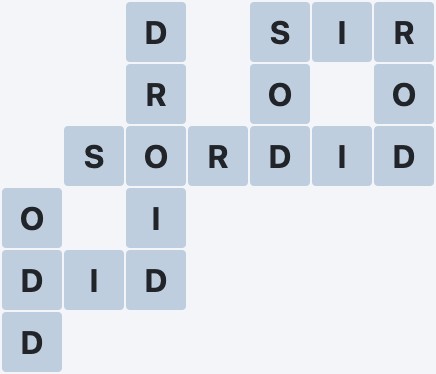 Wordscapes Marsh - Vivid - level 2219 puzzle answer