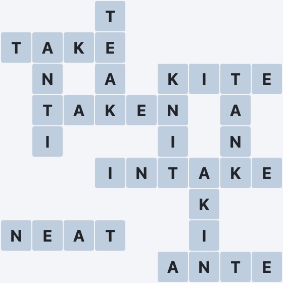 Wordscapes Marsh - Vivid - level 2222 puzzle answer