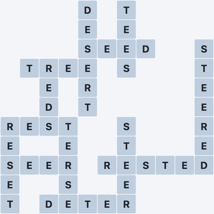Wordscapes Woods - Leaf - level 2260 puzzle answer