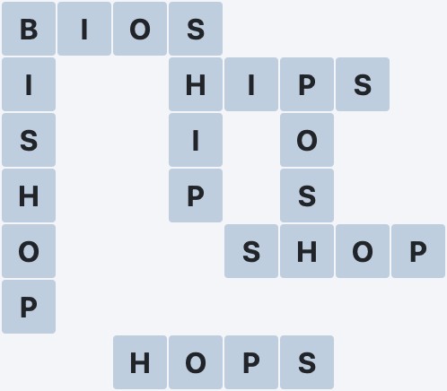 Wordscapes Woods - Mossy - level 2289 puzzle answer