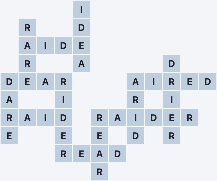 Wordscapes Woods - Bright - level 2307 puzzle answer