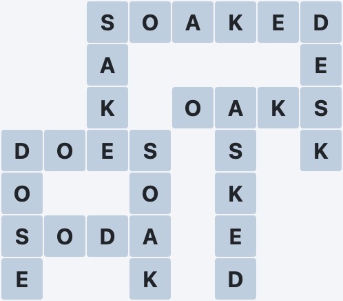 Wordscapes Woods - Bright - level 2309 puzzle answer