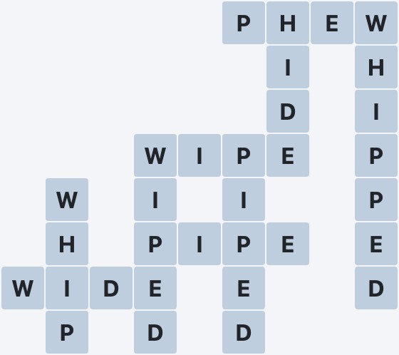 Wordscapes Woods - Bright - level 2318 puzzle answer