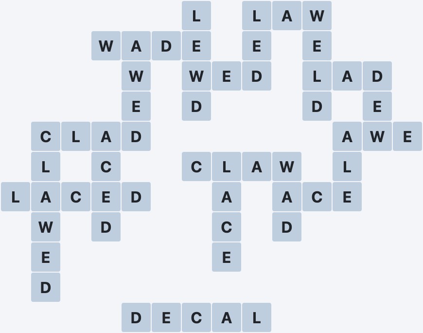 Wordscapes Tide - Wave - level 2425 puzzle answer