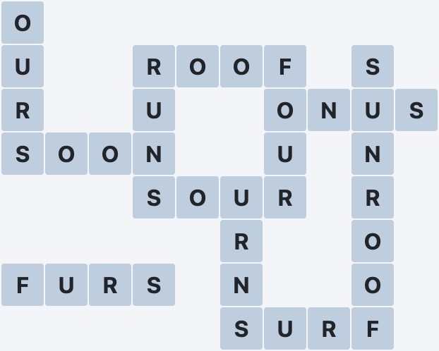 Wordscapes Tide - Wave - level 2432 puzzle answer