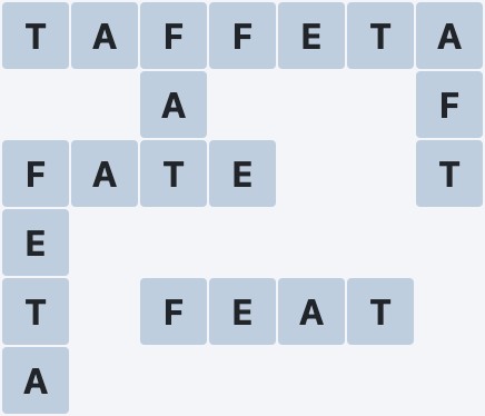 Wordscapes Tide - Float - level 2475 puzzle answer