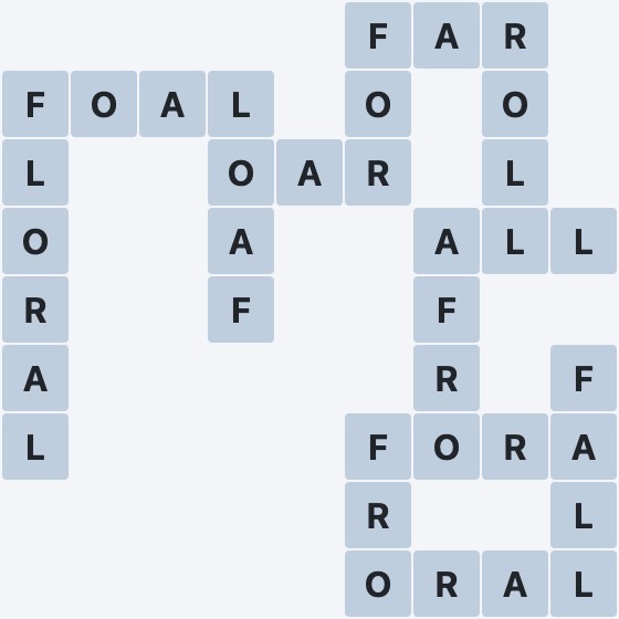 Wordscapes Passage - River - level 2483 puzzle answer