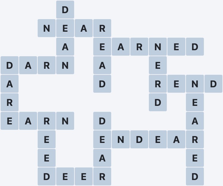 Wordscapes Passage - Mist - level 2530 puzzle answer