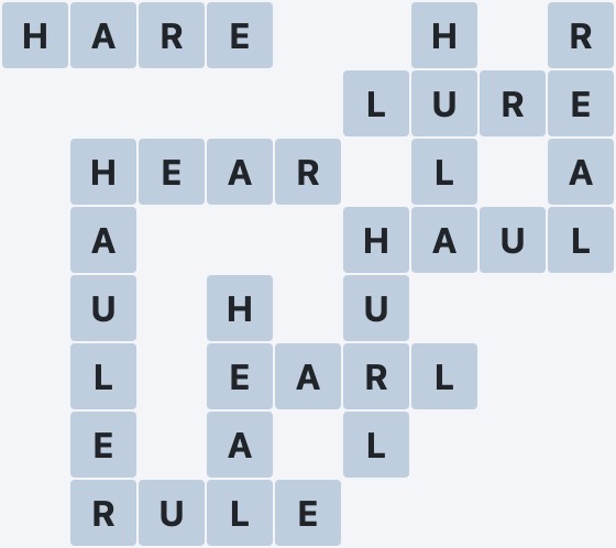Wordscapes Passage - Mist - level 2531 puzzle answer