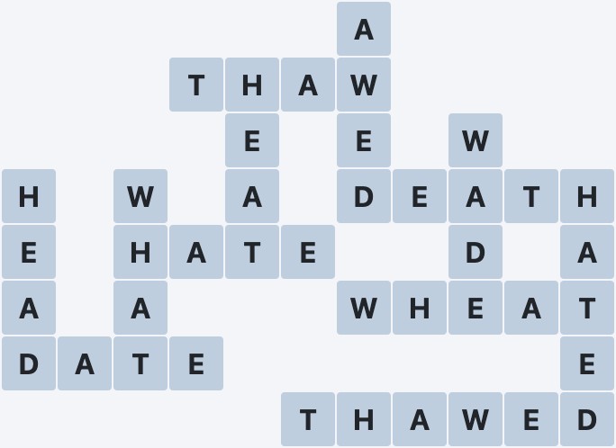 Wordscapes Passage - Mist - level 2542 puzzle answer