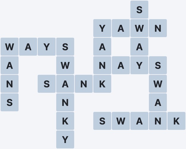 Wordscapes Air - Sky - level 2580 puzzle answer