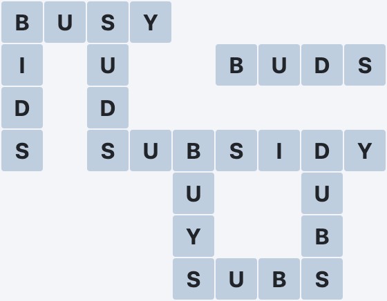 Wordscapes Air - Sky - level 2582 puzzle answer