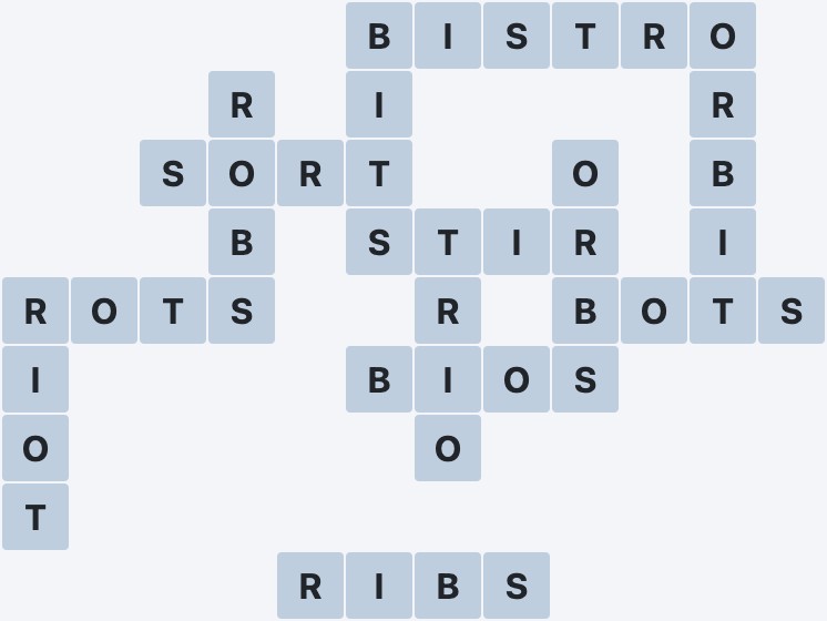 Wordscapes Air - Lake - level 2595 puzzle answer