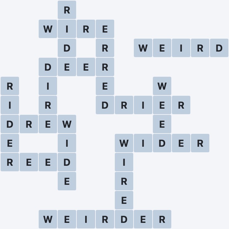 Wordscapes Air - Lake - level 2596 puzzle answer
