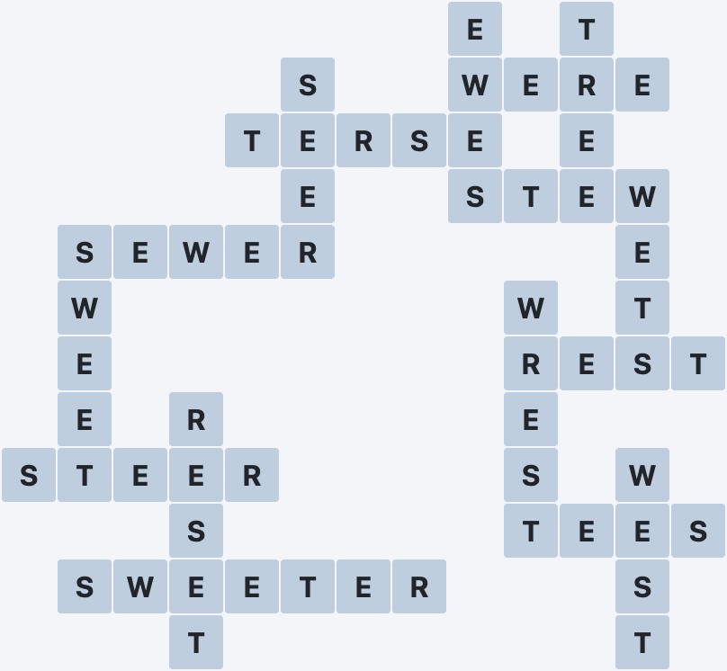 Wordscapes Air - Lake - level 2600 puzzle answer