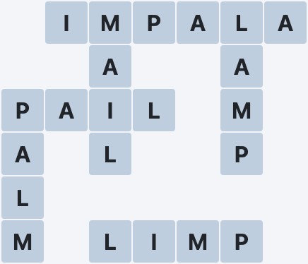 Wordscapes Air - Vast - level 2610 puzzle answer