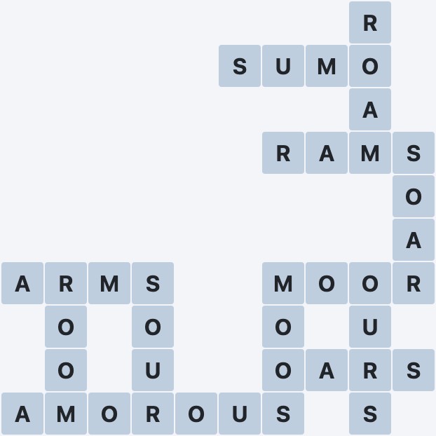 Wordscapes Air - Vast - level 2616 puzzle answer