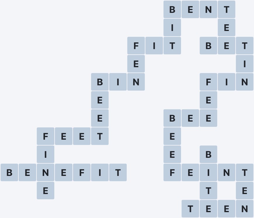 Wordscapes Air - Vast - level 2619 puzzle answer