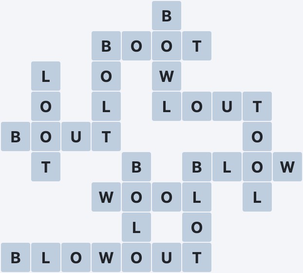 Wordscapes Lagoon - Beach - level 2660 puzzle answer