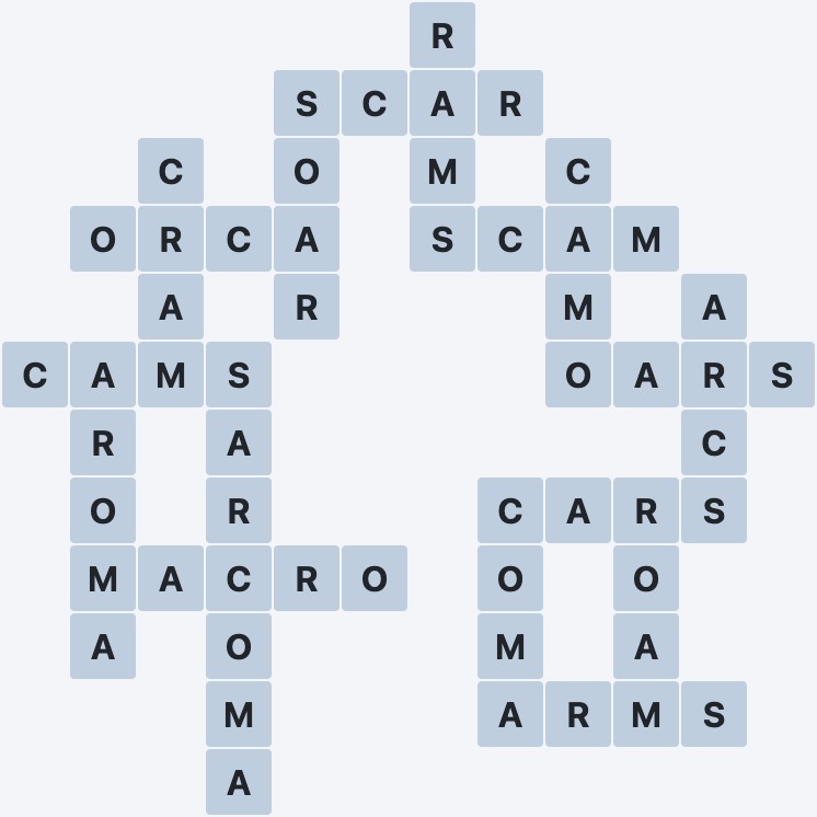 Wordscapes Lagoon - Beach - level 2664 puzzle answer