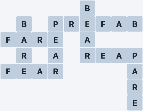 Wordscapes Lagoon - Beach - level 2669 puzzle answer