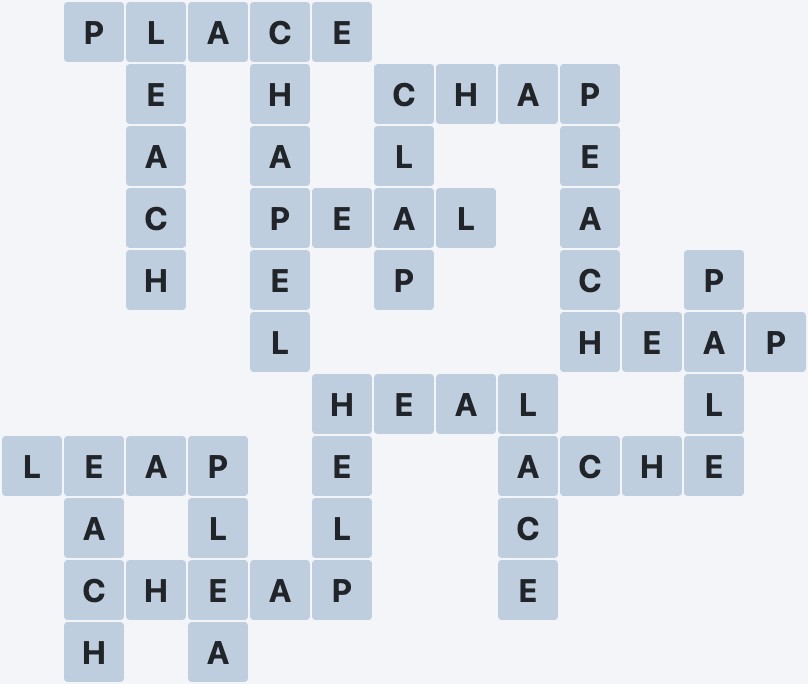 Wordscapes Lagoon - Clear - level 2676 puzzle answer
