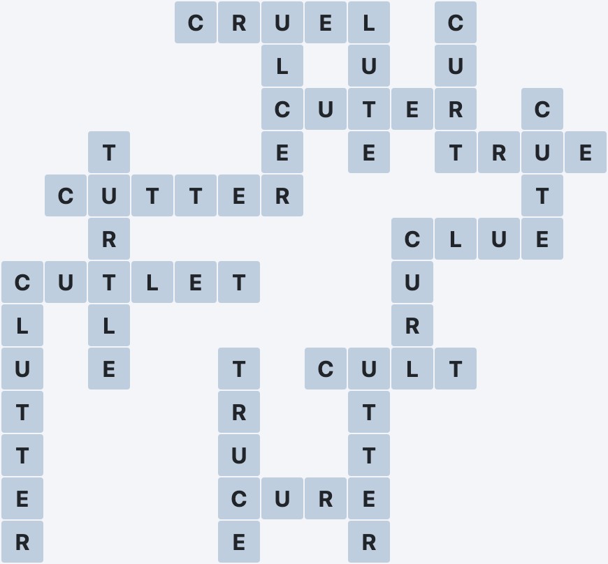 Wordscapes Lagoon - Clear - level 2680 puzzle answer