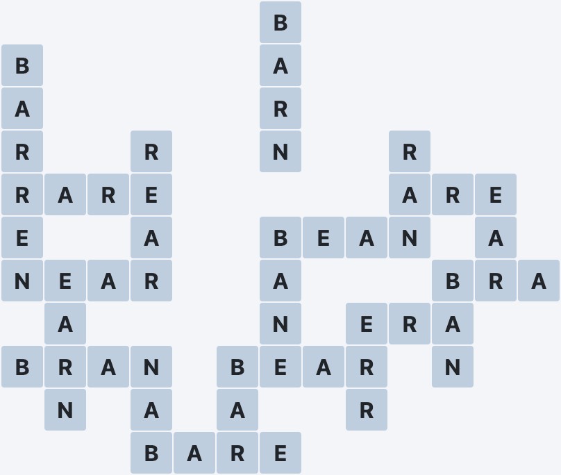 Wordscapes Lagoon - Clear - level 2681 puzzle answer