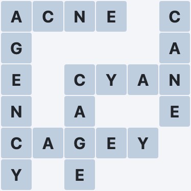 Wordscapes Lagoon - Clear - level 2687 puzzle answer